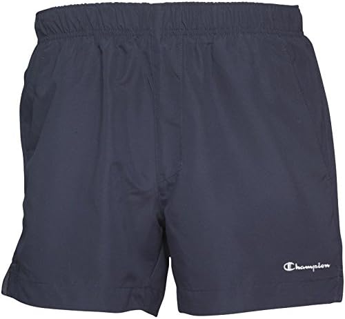 Mens Champion Mens Classic Logo Swim Shorts Navy - Navy/White - M To Fit 32 Waist (82cm)