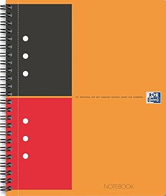 Oxford International Notebook Cahier A4+ Couverture Rigide 80 Pages Ligné 6mm