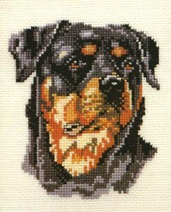 PakoRotweiler Dog 210.857 Cross Stitch Kit