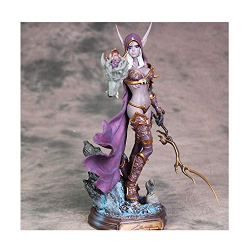 RMJAI Jouet Personnage Modèle World of Warcraft Sylvanas Mort-Vivant Reine Statue Home Office Décoration Figurine