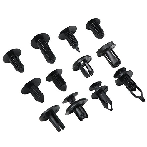 KIPTOP 240 Stück Push Retainer Kit, Universal Auto Nylon Push Type Retainer Clip, die beliebtesten Größen & Anwendungen, Free Fastener Remover für GM Ford Toyota Honda Chrysler mit Kunststoff Aufbewahrungsbox - 4