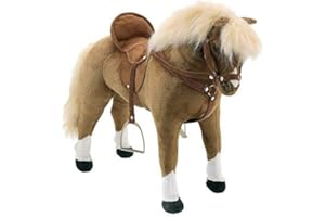 Happy People 58983 - Cavallo Avelignese con sella e briglie