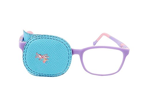 6 pcs Bleu Amblyopie Eye patches pour enfants Lunettes Eye Patch pour traiter Strabisme Lazy Eye Patch pour enfant Unisexe