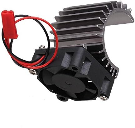 Yiguo Titanium Aluminum Alloy 380 Motor heatsink with Fan for RC 1:16 Car Motor Heat sink 308005