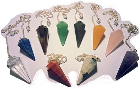 50 Amethyst Rock Crystal Gemstone Pendulum Aventurin Uvm.