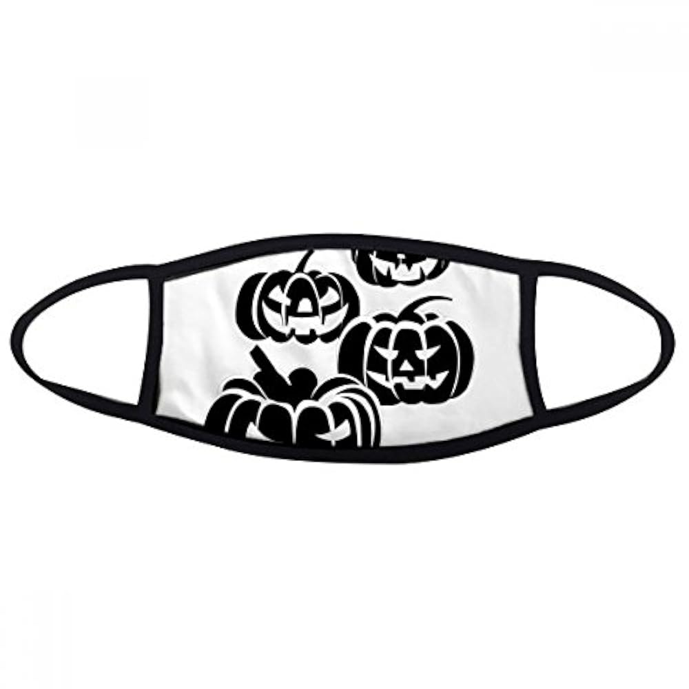 DIYthinker Vier schwarze Halloween Kürbisse Gesicht Anti-Staubmaske Anti Kälte Maske Geschenk