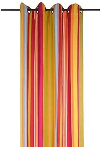 Lovely Casa R61106005 Ventura Cotton Curtain 135 x 240 cm Multi Coloured