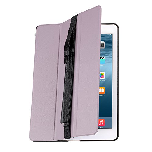 tinxi® 2 Stücke Pencil Halter, Kunstleder Pencil-Hülse mit Gummiband für Apple Pencil (kompatibel mit iPad Pro 9,7 Schutzhüllen) Stift Stylus Bleistift Eingabestifte Hülse Pencilhalter Tasche Cover Folio Etui Hülle Sleeve Schutzhüllen Case, schwarz ( Tablettasche nicht enthalten ) - 2