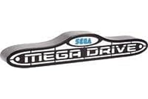 Fizz Creations Sega Mega Drive Consola El emblemático Logotipo Proporciona una cálida luz con la Que Relajarse Tras un Largo día, Black