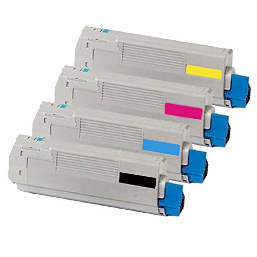 Set von 4 ECS Kompatible Tonerkartusche ersetzen oc831 Für OKI C831 C831 C841