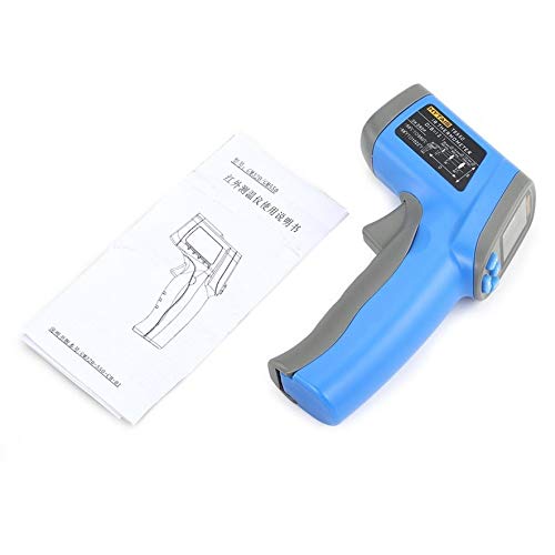 Preisvergleich Produktbild LmqhGzuqume TS550 Digitales Infrarot-Temperatur-Pistolen-Thermometer Berührungsloser IR-Laserpunkt (Blau)