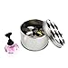 TP 12Pcs Chess Board Magnetic Nail Art Practice Crystal Stand Set Salon False Nail Tips Display Holder Nail Polish Painting Training Tool (Pink-1)