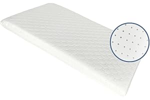 IDELIO Materasso Culla Next To Me 50x83 H6 Antisoffoco a Norma EN16890:2017, Lullago Kinderkraft Uno Jane Baby Side Cam Cullami Close To Me Brevi Nanna Oh CertiPUR™OEKO-TEX®