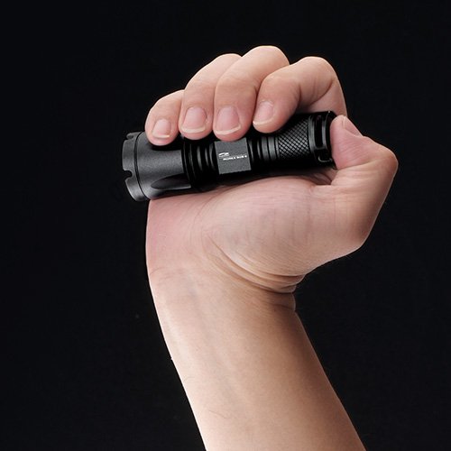 LiteXpress LXL435001 Workx SOS 6 Aluminium-Taschenlampe, 1 Cree Hochleistungs-LED, Lichtleistung bis zu 125 Lumen, stufenlos dimmbar, SOS-Flashing für Notsituationen, Stunden, Leistungsangabe nach ANSI-Standard, schwarz - 4