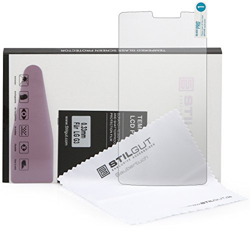 StilGut Displayschutzfolie Panzerglas für LG G3 (2er-Pack) - 6