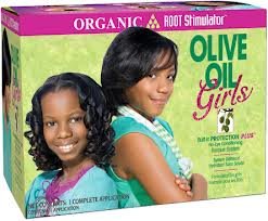 Organic Root Olive Oil Girls Relaxer Kit