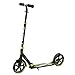Produktbild HEAD Urban Scooter für Jungen, City Roller mit 205mm Gummi-Reifen, zusammenklappbar, Schaumstoffgriffe, ausklappbarer Ständer, Black/Light-Blue
