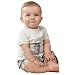 BOBORA Toddler Baby Boy T-shirt Top+Hat+ Plaid Pants Shorts Clothes Outfit Set