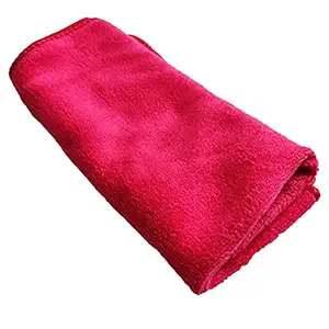 Mancloem Quality RED Cloth Duster Wet & Dry Cleaning Cloth Use for Kitchen, Glass, Motorcycle, Car, Bike, Mirror (1, 40 * 40CM)