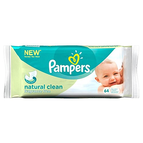 Preisvergleich Produktbild Pampers naturel propre parfum Lingettes bébé gratuit (64) - Paquet de 6