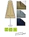 Produktbild HomeStore Global, Schutzhülle für Sonnenschirm - Dicke & Hochwertiges strapazierfähiges 600D Polyester Canvas mit Doppel genähte Nähte für extra Stärke, All-wetterfest und gegen Feuchtigkeit, Größe ca.: 17,8 oben, unten 59,7 x 150 cm (H), braun