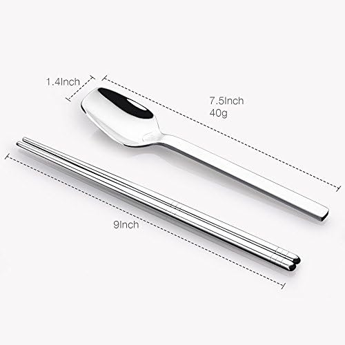 SSGP Stainless Steel Smiling Face Dinner Spoon Chopsticks Tableware Tea Spoon Coffee Spoon Kids Spoon Mixing Scoop Set