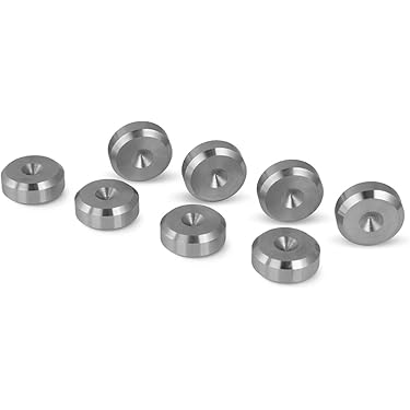 Piedini Per Diffusori Altoparlanti In Ottone - 4 Pezzi, Diametro 20mm, Antivibrazione