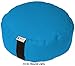 Price comparison product image Bean Products Zafu Round Yoga Meditation Cotton Cushions Made In USA Aqua