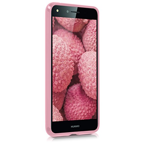 kwmobile Funda para Huawei Y6 II Compact  2016  - Case para m  vil en TPU silicona - Cover trasero en rosa palo mate