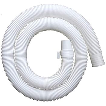 pipe washing plastic machine outlet flexible drain meter hose length water corrugated compatible machines fully load semi automatic basin waste