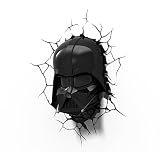 Star Wars Darth Vader Wandlampe 3D Light FX LED Kinderlampe -Nachtlicht für kinder mit automatische Abschaltung und wandaufkleber [Energieklasse A++] - 4