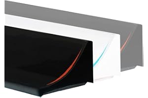 JJOKKO Striscia in silicone impermeabile per cucina e bagno, nastro sigillante impermeabile, striscia doccia water-stop, morbido, silicone, adatta per bagno, angolo cucina, intorno al lavandino (155 cm,Nero)