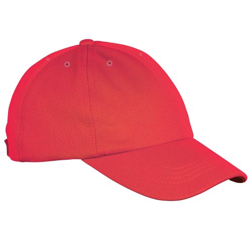 Just cool - Gorra/Visera deportiva con tecnología de transpiracíon (30 colores) (Talla Única/Rojo intenso)