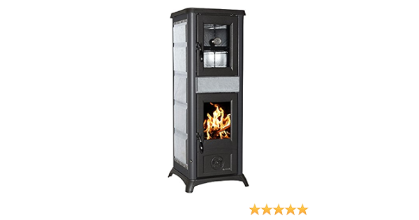 Stufa a Legna La Nordica Gemma con Forno Pietra naturale 7 KW : Amazon.it:  Fai da te