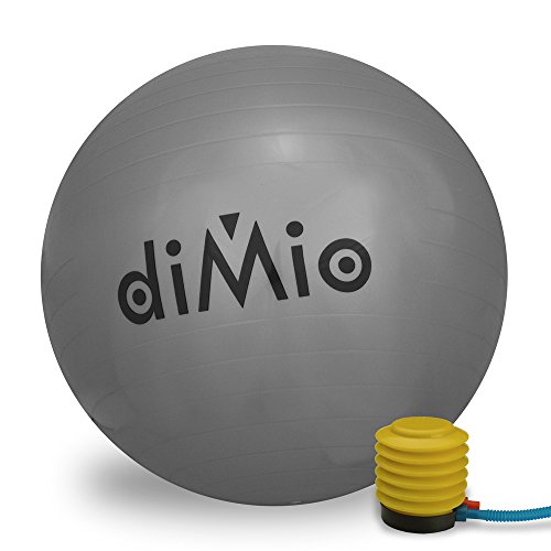 diMio Gymnastikball 55-65 cm in 7 Farben inkl. Pumpe - 2