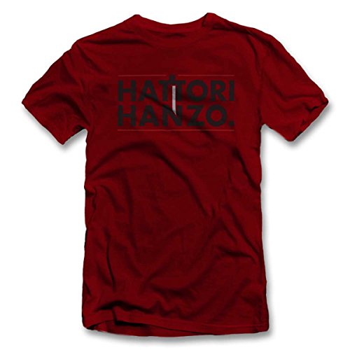 shirtground Hattori Hanzo T-Shirt Bordeaux-Maroon M