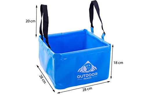 NEU Outdoor Faltschüssel 15 Liter Waschschüssel blau - 2