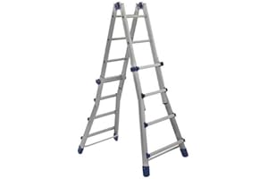 FACAL Briko Blu Scala telescopica Alluminio, Blu