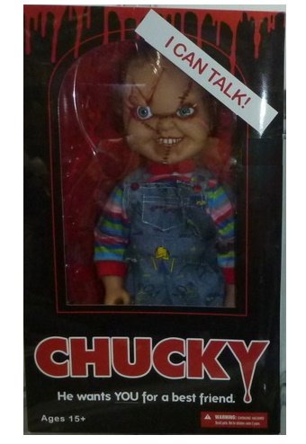 Child's Play Chucky Talking Mega-Scale 15-Inch Doll by Mezco