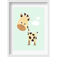 Bilder Kinderzimmer Poster Fräulein Bella - hochwertiger Druck auf Qualitäts-Papier, pastellfarben (ungerahmt) …