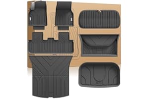 3W dla Tesla Model Y Juniper 2025 2026 Dywaniki Samochodowe i Maty Bagażnika, Pełen Zestaw 7 Sztuk, Dywany Samochodowe z Thorex™ i Wodoodporne, Akcesoria