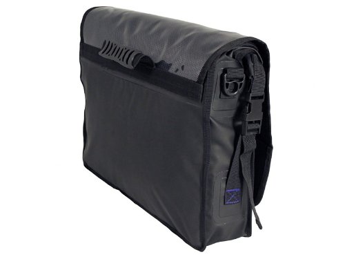 Overboard Wasserdichte Kurier Tasche, Carbon, 43 x 32 x 5 cm, OB1046C - 8