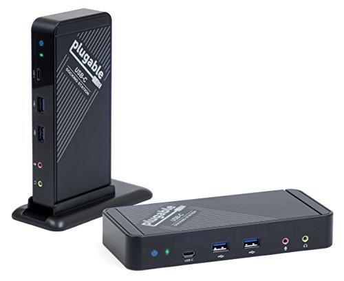 Plugable USB-C Dockingstation mit HDMI Schnittstelle und 60 W Aufladeleistung für MacBook Retina 12″ 2015 / 2016, Dell XPS 13 uvm. (inklusive Netzteil für EU und GB) - 4