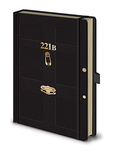 Preisvergleich Produktbild Offiziell lizenzierte Sherlock Black Premium A5 Notebook