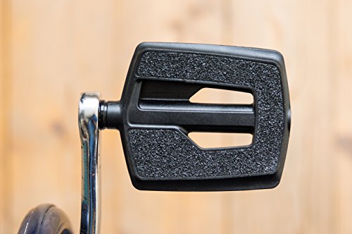 AARON Urban Fahrradpedale mit hochwertiger Lagerung, innovative und griffige Fahrrad / City-Bike und Trekking Pedale, Schwarz - 3