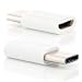 Produktbild Saxonia Micro USB zu USB-C Adapter (Typ-C 3.1 Stecker und USB 2.0 Buchse) für Type C Geräte MacBook 2015, Google Chromebook Pixel Nokia N1 Tablet usw. Weiß