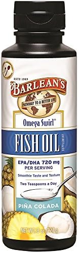 Barleans Pina Colada Omega Swirl Fish Oil 227g
