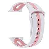 Upxiang 10 Farben Uhrenarmband, Kleines Silikonarmband Uhrenarmband Damenarmband Herren für Apple iWatch Serie 4 44mm (A, 5.5-6.7-inch)