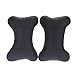 Anself PU Leather Car Auto Seat Cover Head Neck Rest Cushion Headrest Pillow Black 2pcs
