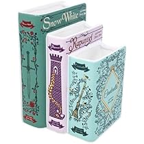 Alice In Wonderland Woondecoratie Boekenplankvaas – Keramische Decoratie Geïnspireerd Op Alice In Wonderland | Uniek Huisdecor Book Vase